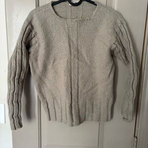 Giorgio Armani Textured Beige Sweater